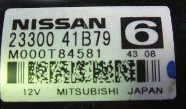  Nissan CR12DE, CR14DE, CGA3DE (23300-41B79) :  1